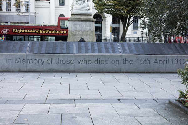 Titanic Memorial Garden Belfast Plinth