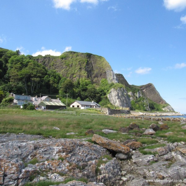 houses at Garron Point on the Causeway Coastal Route