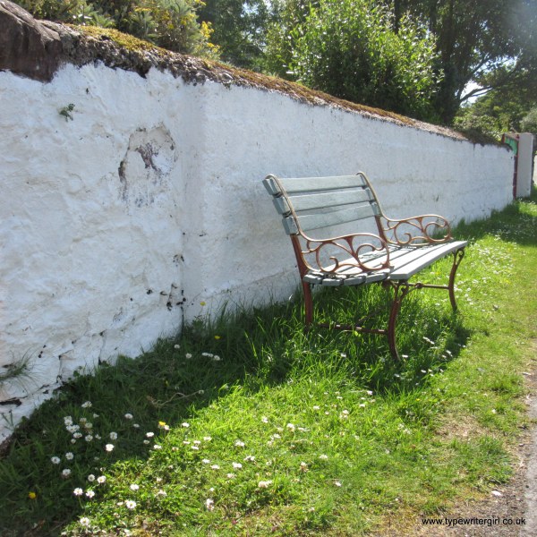 a garden bench