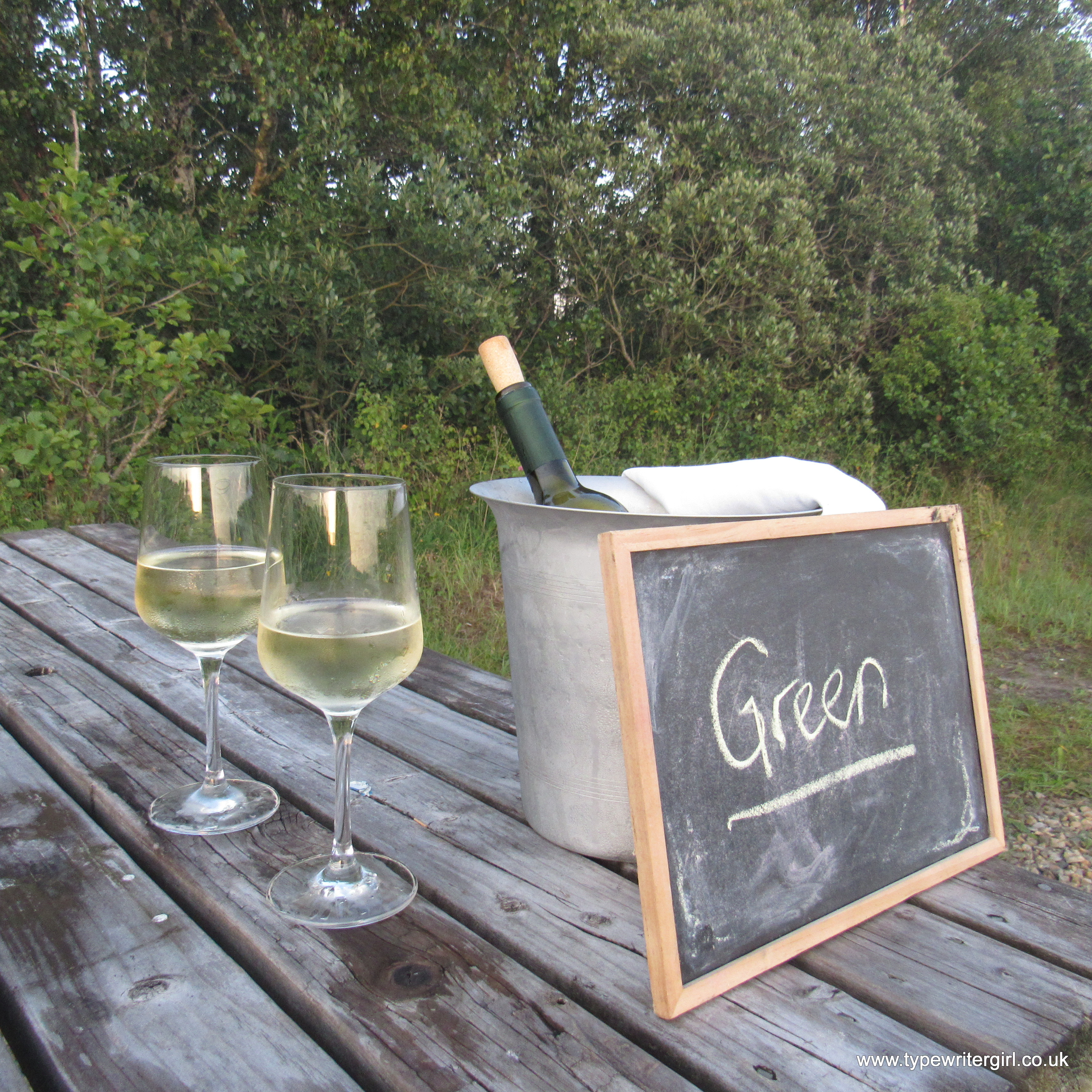 a sundowner at Finn Lough