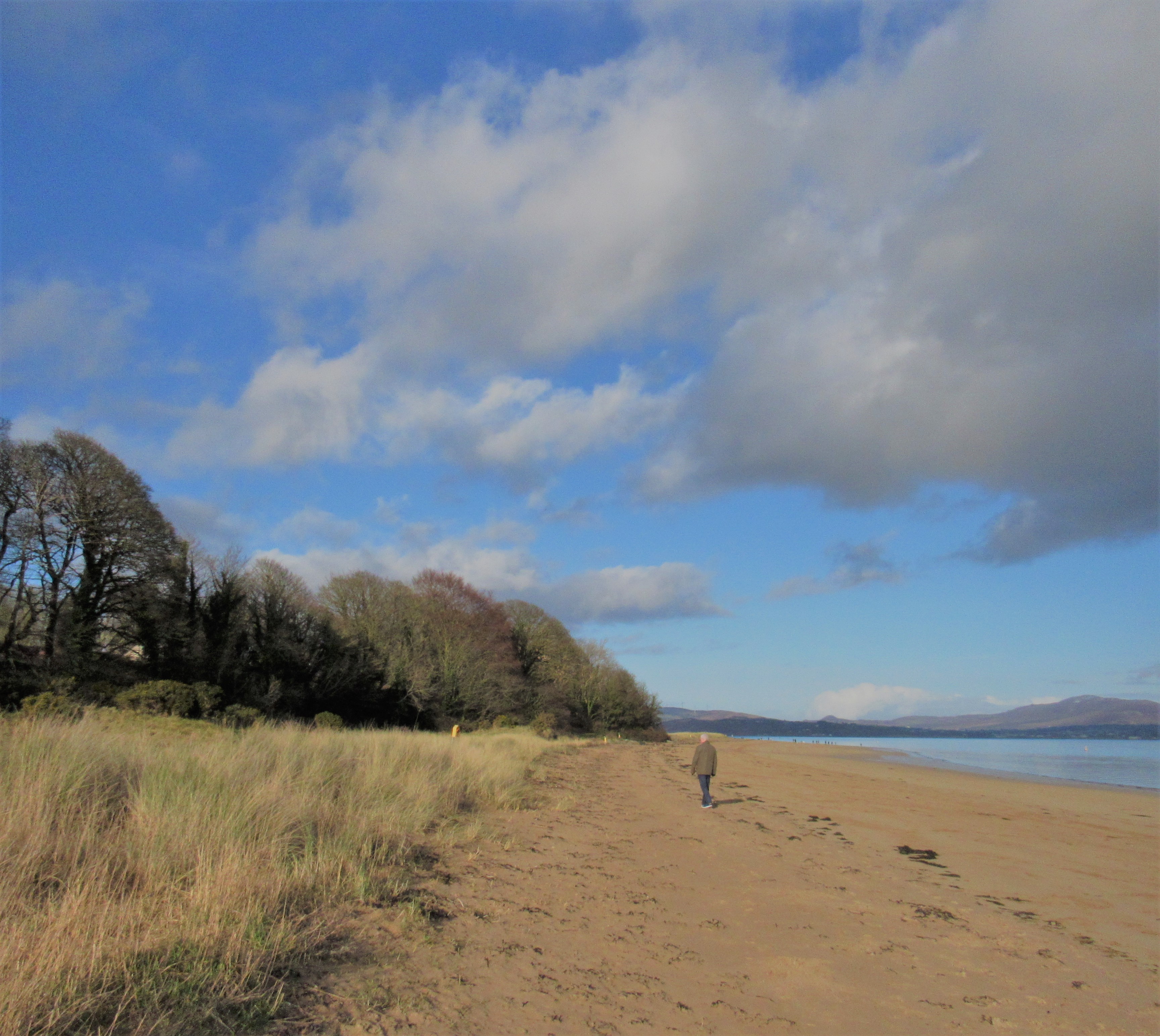 a walk along Rathmullan Beach