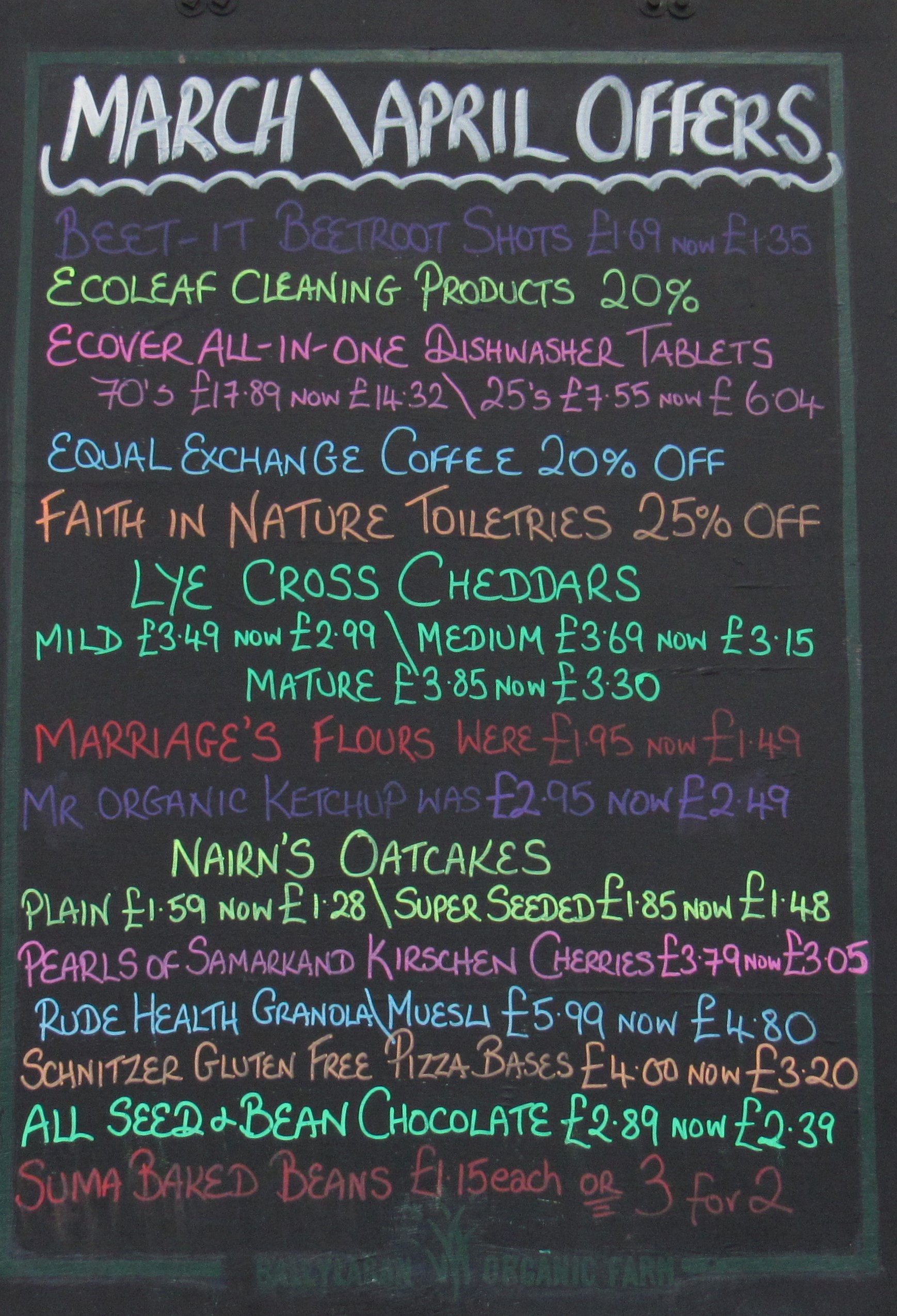 special offers at the farm