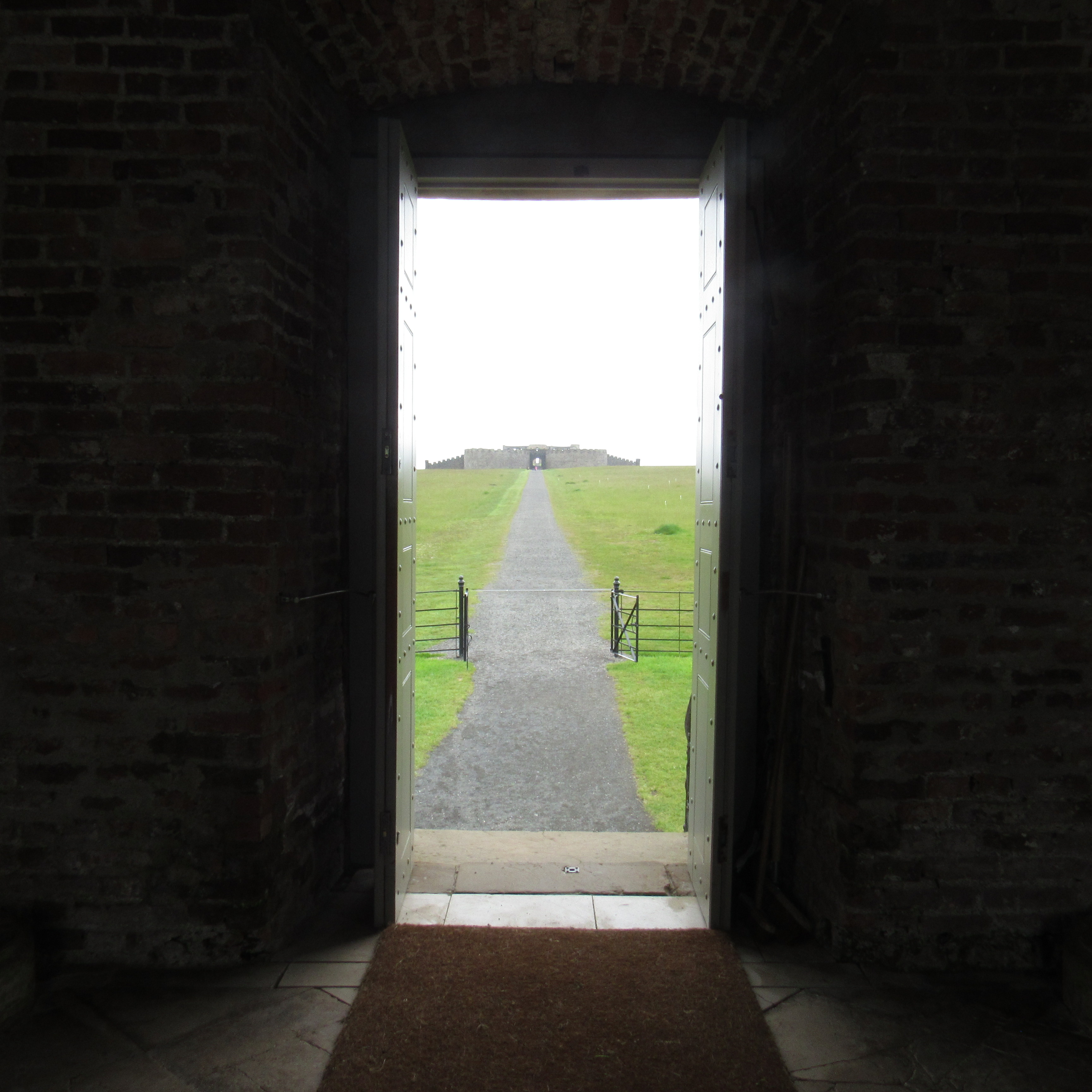 inside Mussenden Temple at Downhill Demesne