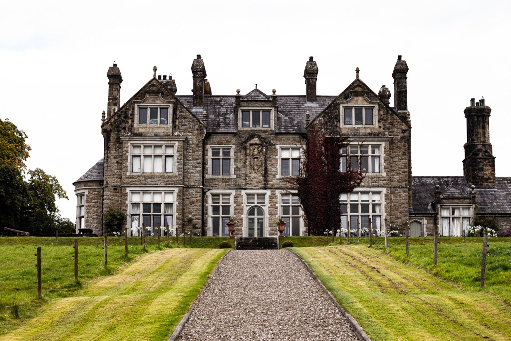 the manor house at Blessingbourne Estate