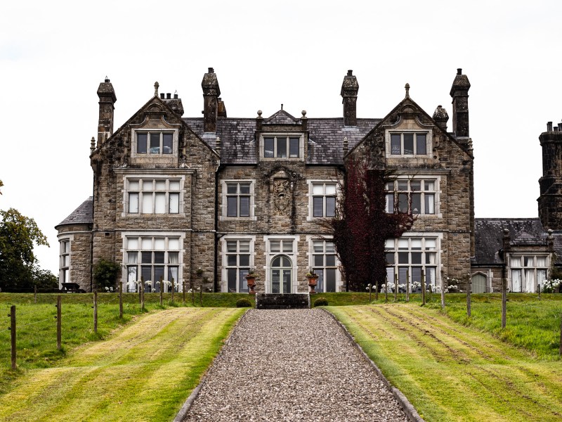 the manor house at Blessingbourne Estate
