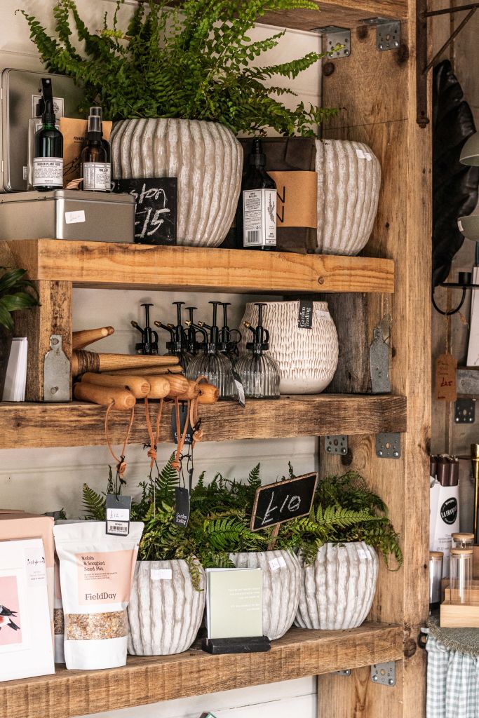Garden accessories and plants at Portland Avenue Lifestyle